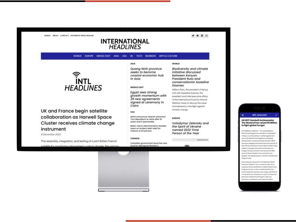 Iconica announces launch of International Headlines text only publication